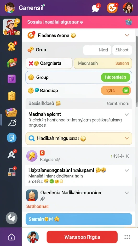 mpoid - Karakter unik yang dapat dipilih sesuai keinginan pemain.
