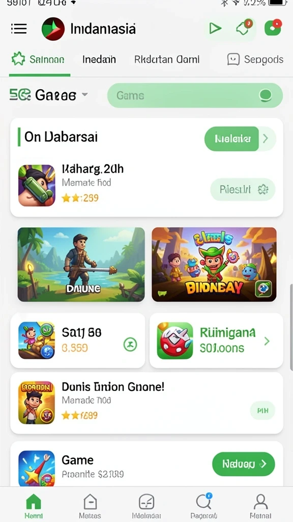 omtogel - Tampilan antarmuka yang ramah pengguna.